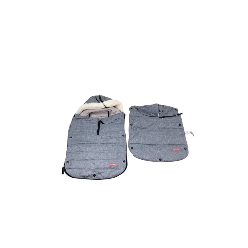 Skip Hop Stroll And Go Three-Season Footmuff For Infant, Heather grey