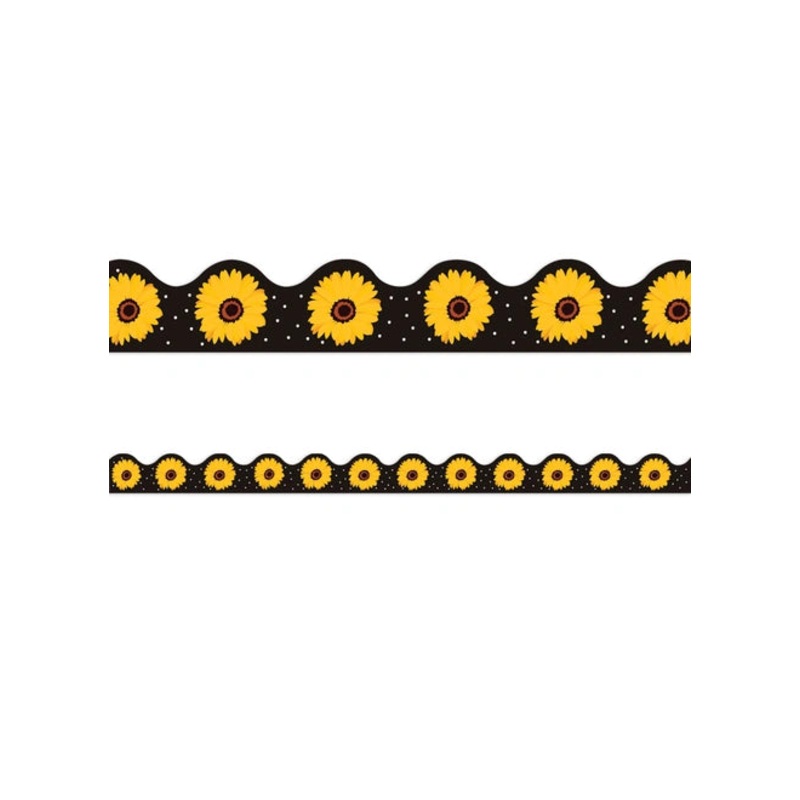 The Hive Black Floral Deco Trim