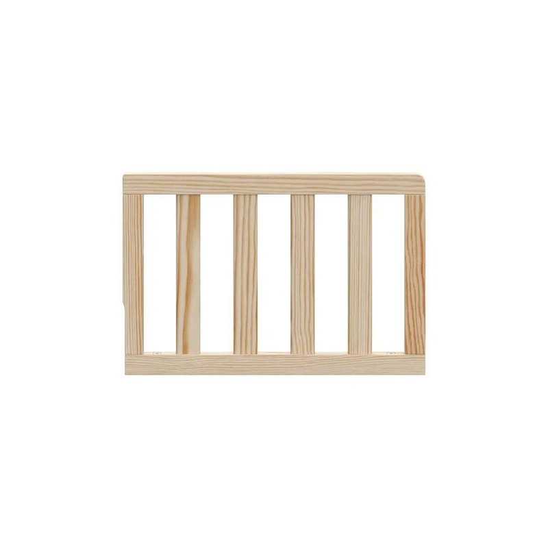Toddler Safety Guardrail With Slats -Natural