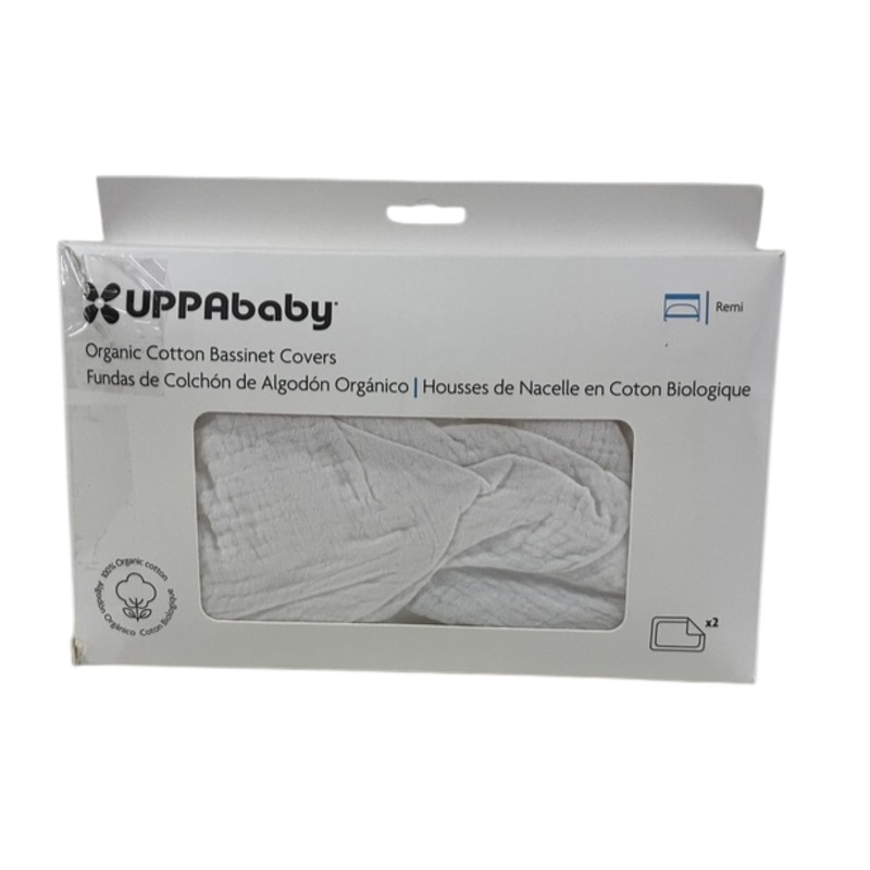 UPPAbaby Set of 2 Organic Cotton Bassinet Covers for Remi