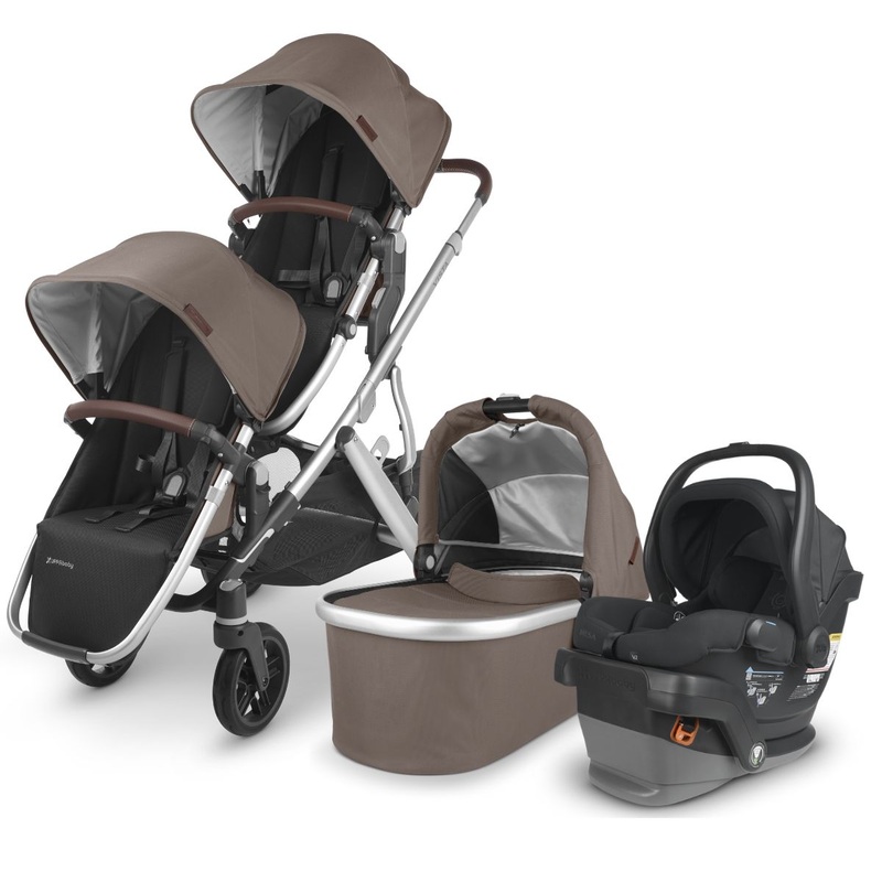 UPPAbaby VISTA V2 Double Stroller + MESA V2 Travel System Bundle – Theo / Jake