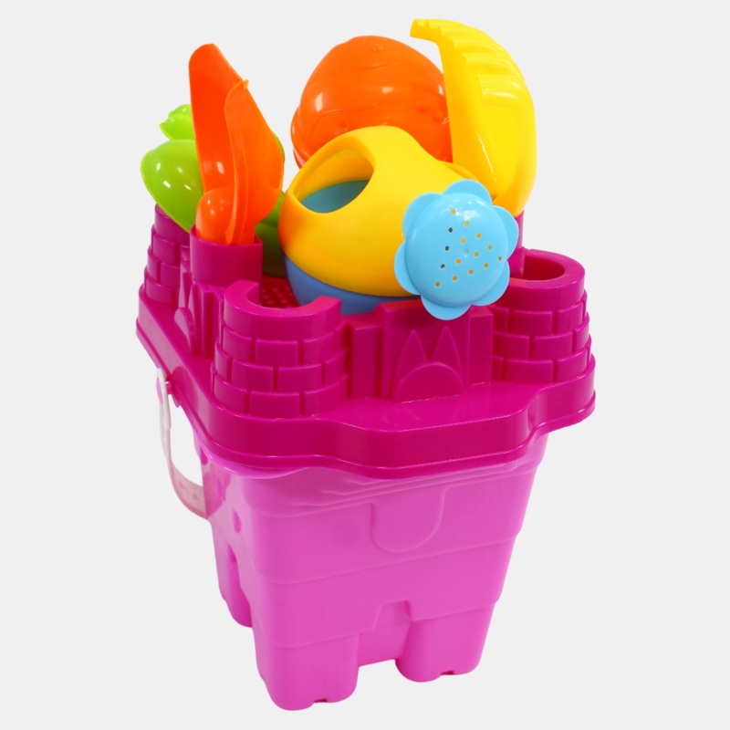 Castle Beach Bucket  Pink