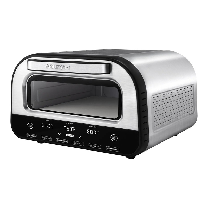 Gourmia GPM1260 Pizzeria Indoor Pizza Oven, with 6 Pizza Presets