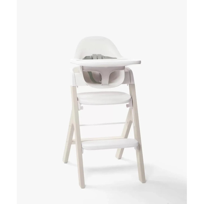 Mockingbird High Chair, 2.0, Cloud Beech, White