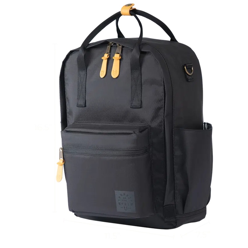 Product of The North – XO Elkin Sustainable Diaper Bag – Black