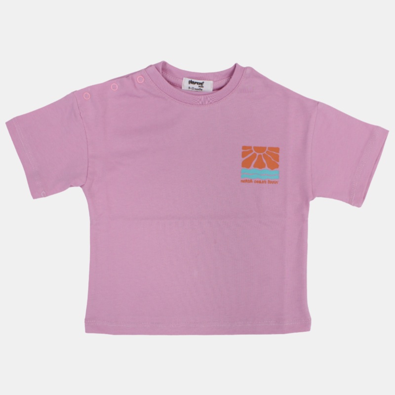 Unisex Baby Pink “NORTH COAST LOVIN” Cotton T-Shirt