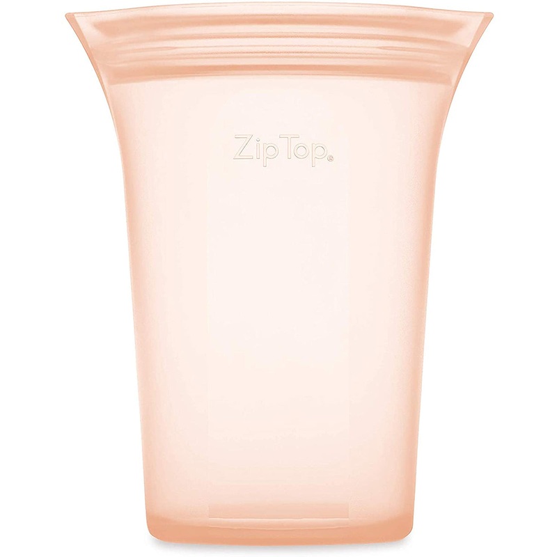 Zip Top Large Cup – Peach