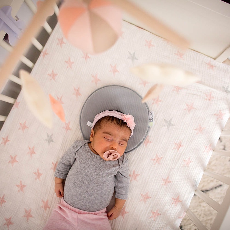 bbluv | Pil Ergonomic Headrest Cool Grey | Breathable Mesh