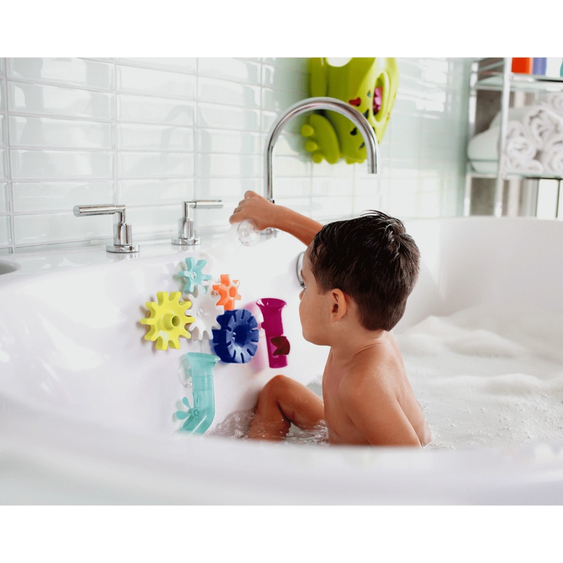 Boon | COGS Building Bath Toy Set Multi Dark