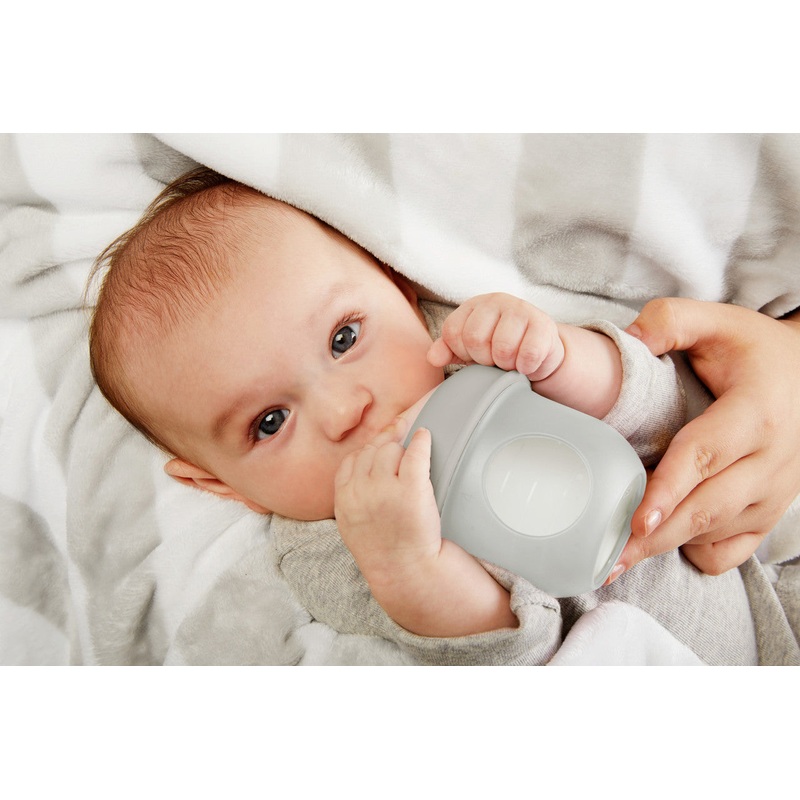 Boon | NURSH Silicone Bottle 4oz Clear