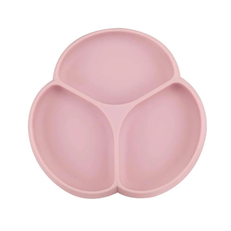 Glitter & Spice | Silicone Suction Plate Dusty Rose