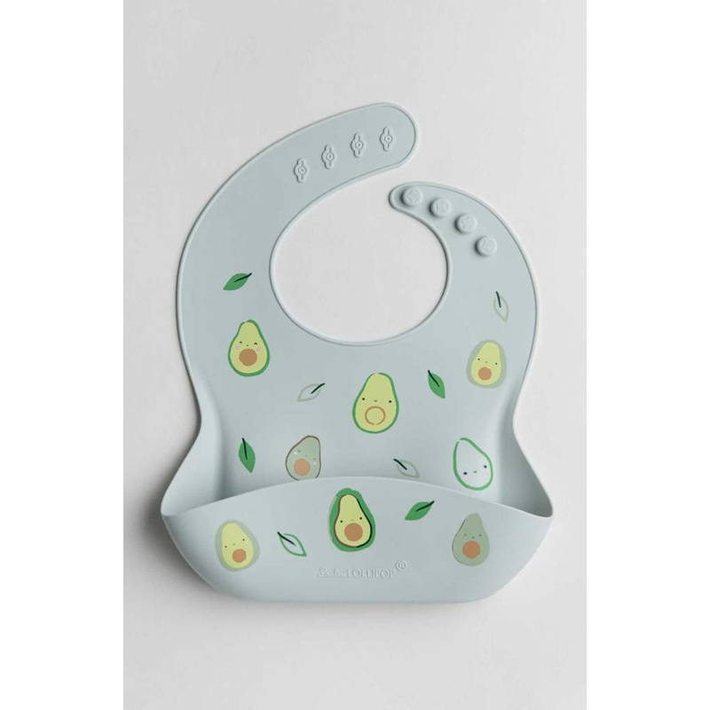 Loulou Lollipop | Silicone Bib Avocado