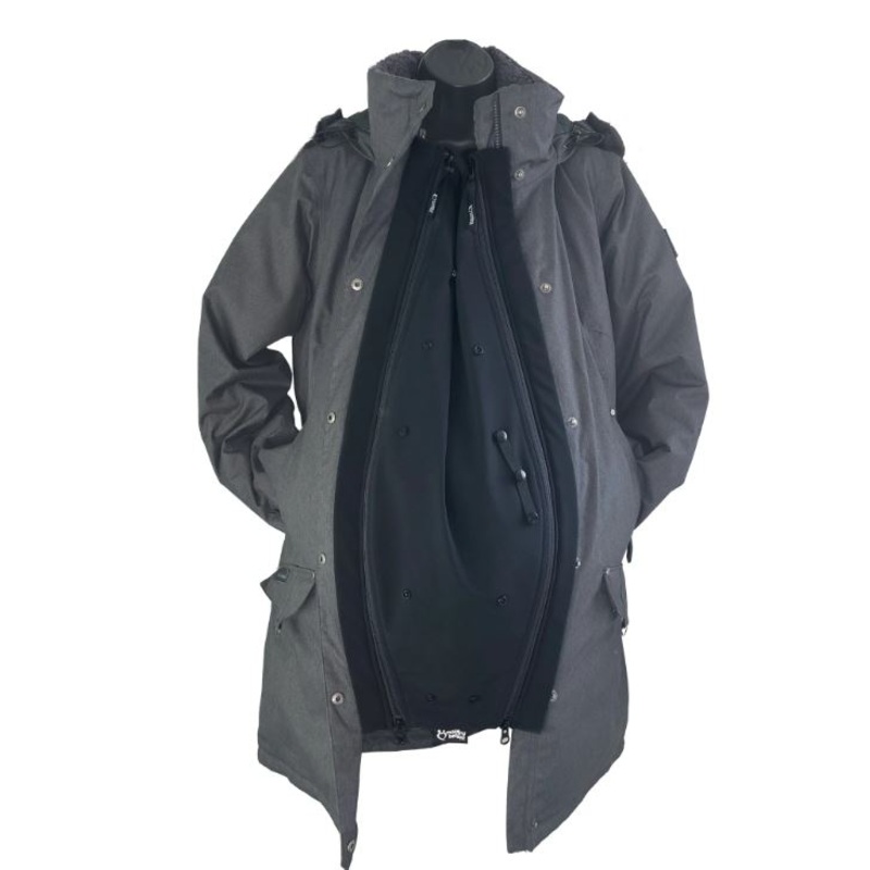 MakeMyBellyFit | Universal Jacket Extender Black
