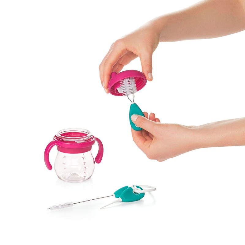 OXO Tot | Straw & Sippy Cup Cleaning Set Grey