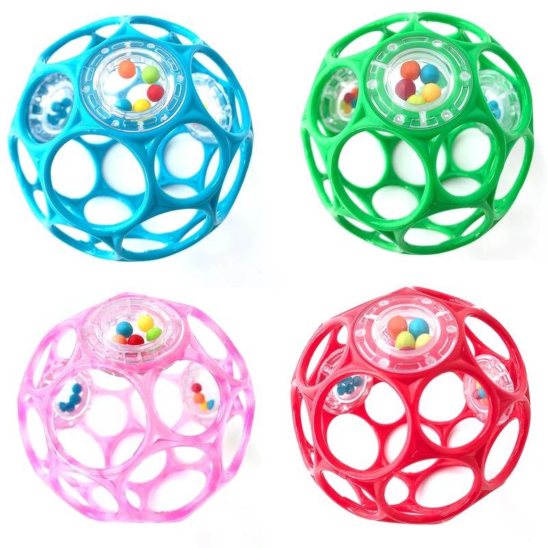 Bright Starts | Oball Rattle 4″ Green