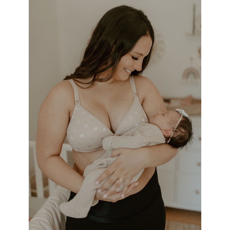 Cake Maternity | Beige Mousse Padded Nursing Bra 32C Beige