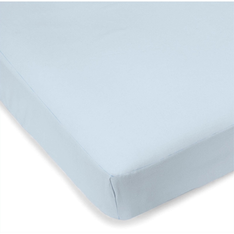 Kushies | Multi-Fit Adjustable Flannel Bassinet Sheet Blue