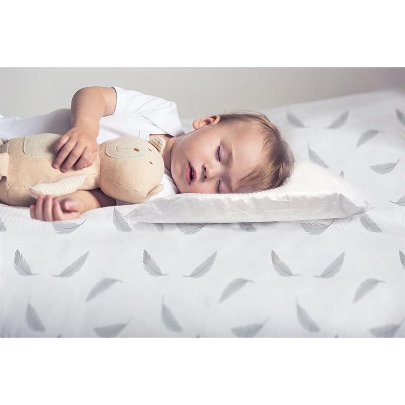 Kushies | Organic Jersey Toddler Pillow Case White