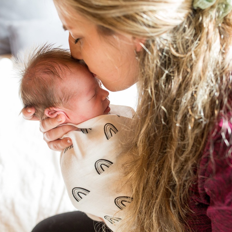Lulujo | Bamboo Swaddling Blanket Whales