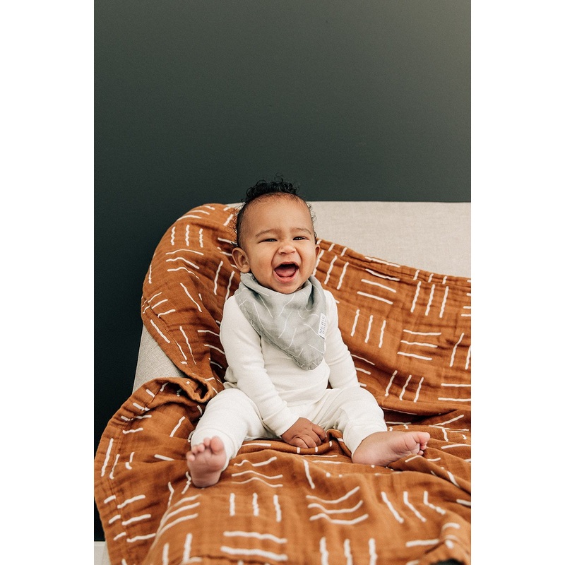 Mebie Baby | Muslin Bib Cream Floral
