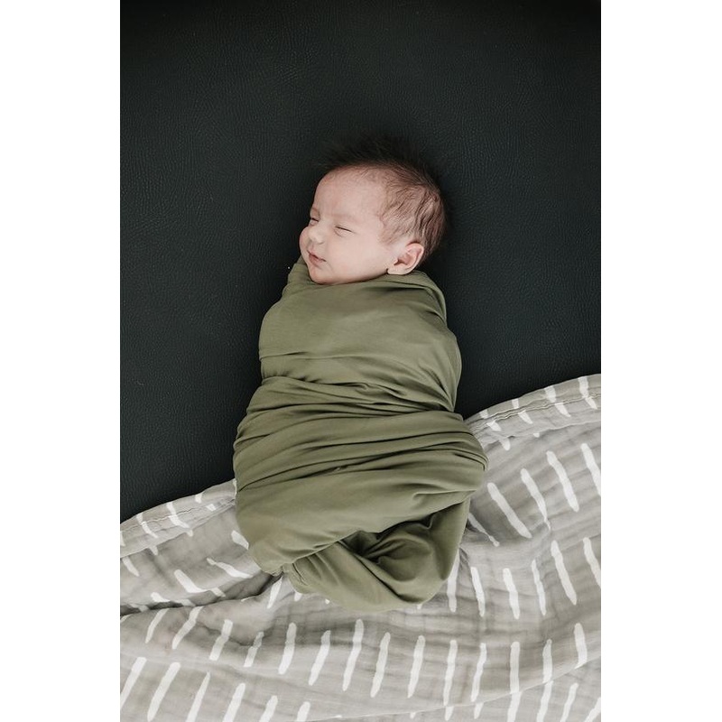 Mebie Baby | Stretch Swaddle 47X47 Charcoal
