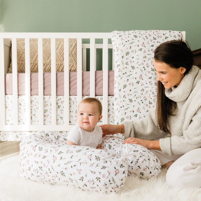 Perlimpinpin | Solid Bamboo Crib Sheet Charcoal