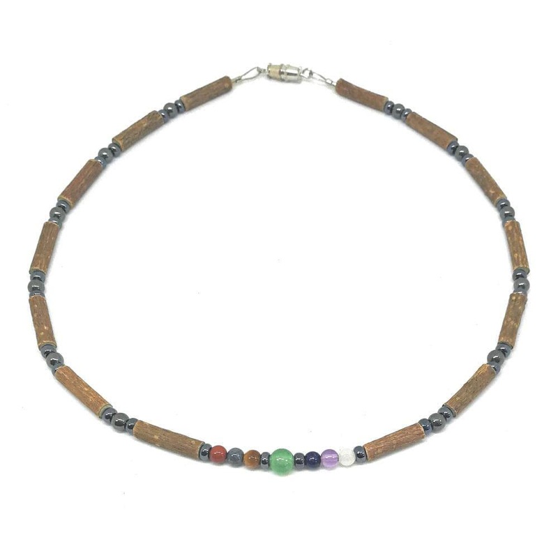 Pure Hazelwood | Teething Necklace | 13″ 13″ Chakras