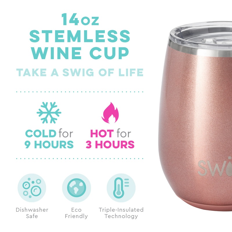 SWIG | 14oz Stemless Wine Cup Aurora