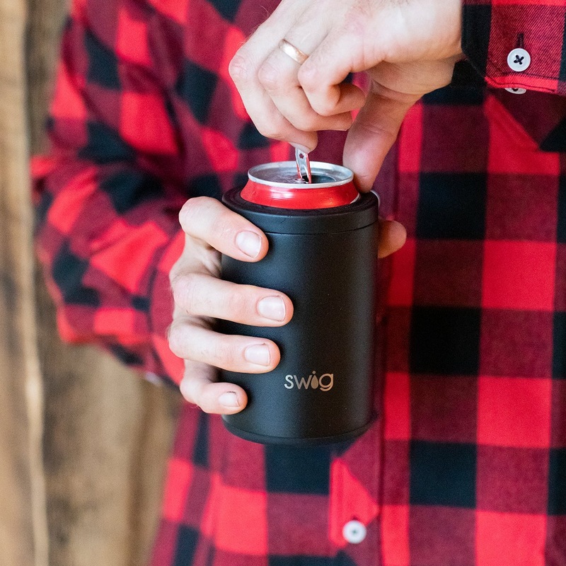 SWIG | Combo Can+Bottle Cooler 12oz Matte Black