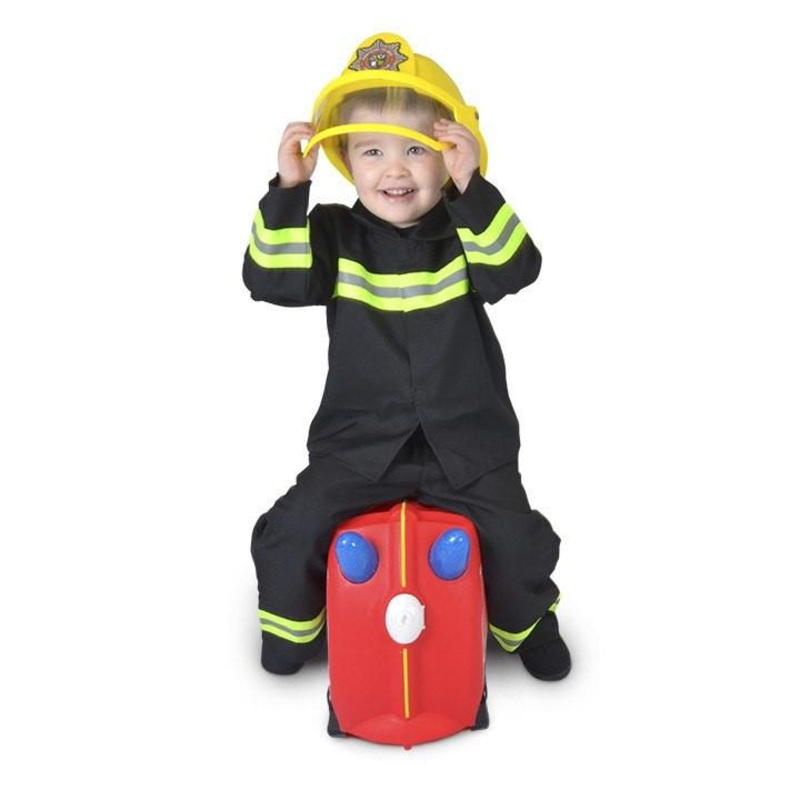 Trunki | Kid’s Ride-on Luggage Frank the Firetruck