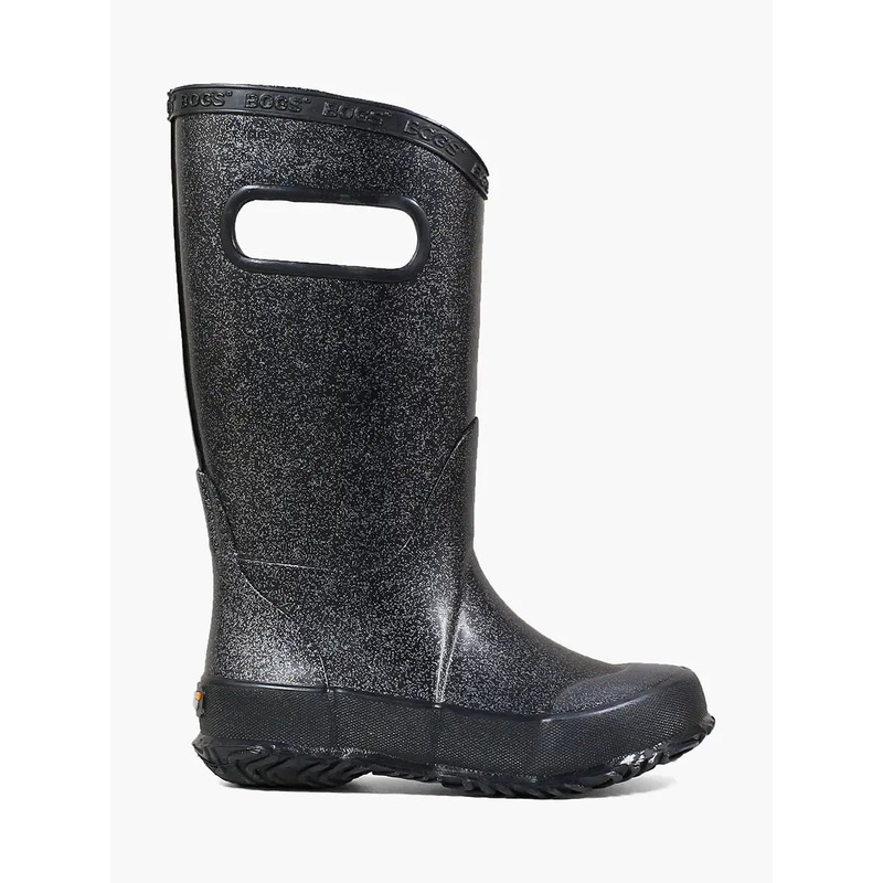 Bogs | Black Glitter Rain Boots 7 Black