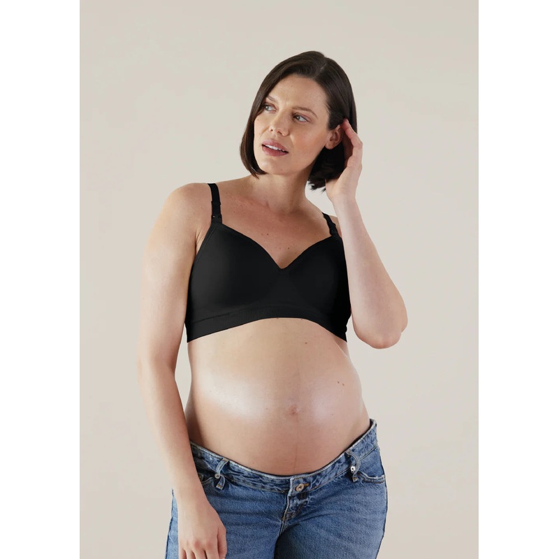 Bravado | Plunge Nursing Bra | Full Cup S Black