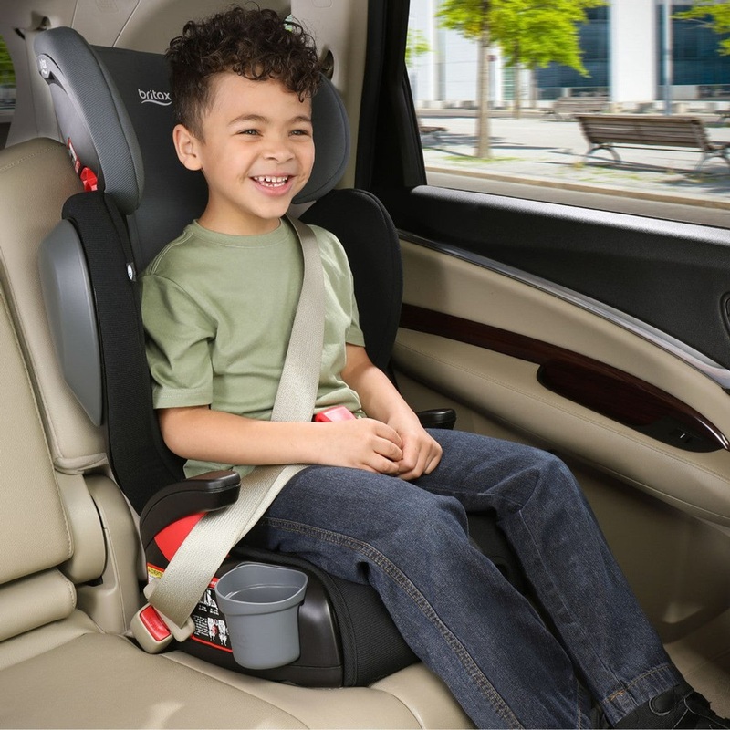 Britax | Highpoint 2-Stage Belt-Positioning Booster Seat Black Ombre