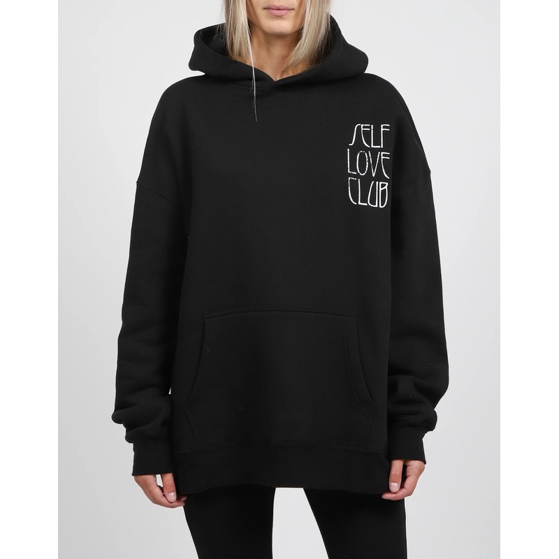 Brunette the Label | The “LOVE DOVE” Big Sister Hoodie XS/S Black