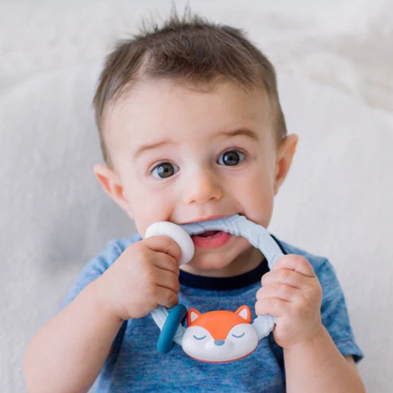 Itzy Ritzy | Ritzy Rattle With Teething Rings Cactus