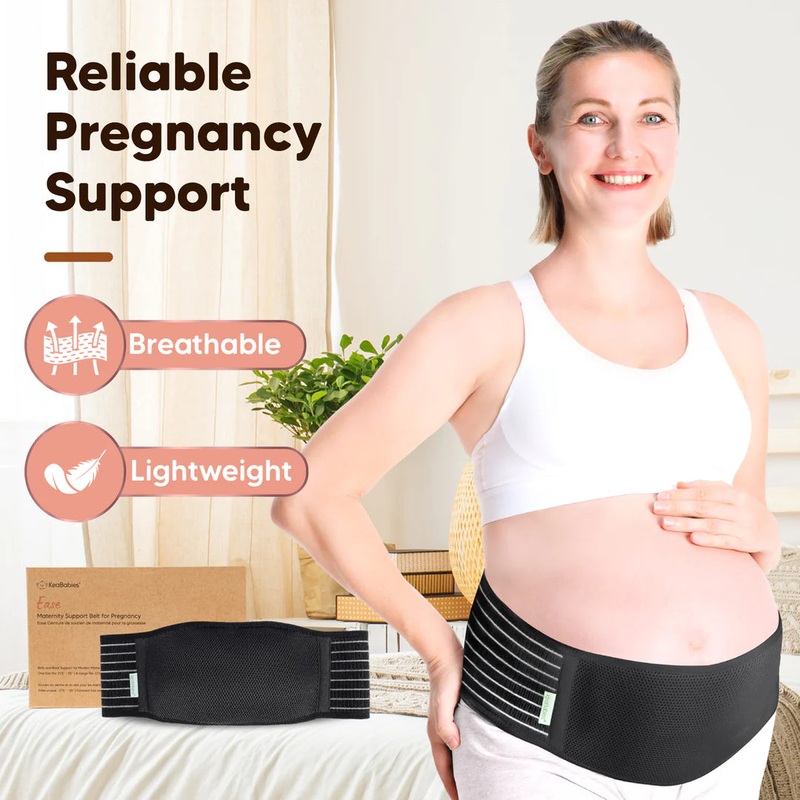 KeaBabies | Ease Maternity Support Belt M/L Black