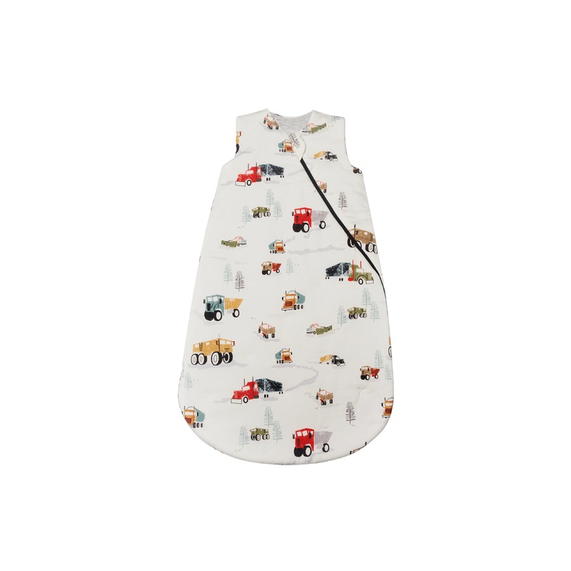 Loulou Lollipop | 0.5 TOG Lightweight Muslin Sleep Bag 0-6m Happy Trucks