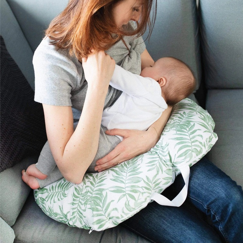 Perlimpinpin | Nursing Pillow Green Tropical