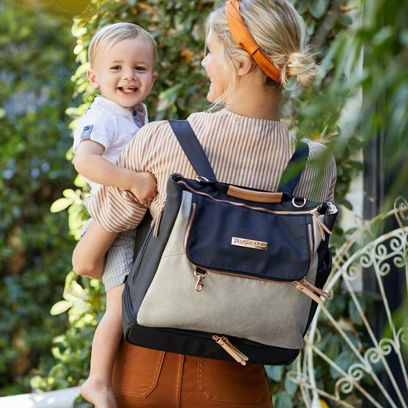 Petunia Picklebottom | Pivot Backpack Sand & Black
