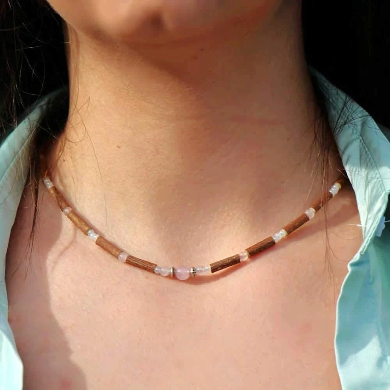 Pure Hazelwood | Adult Necklace 18″ Netstone Jasper