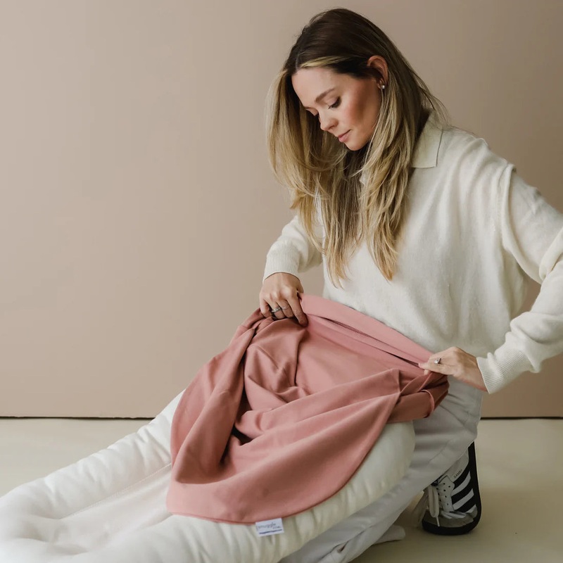 Snuggle Me Organic | Cotton Lounger Cover Birch
