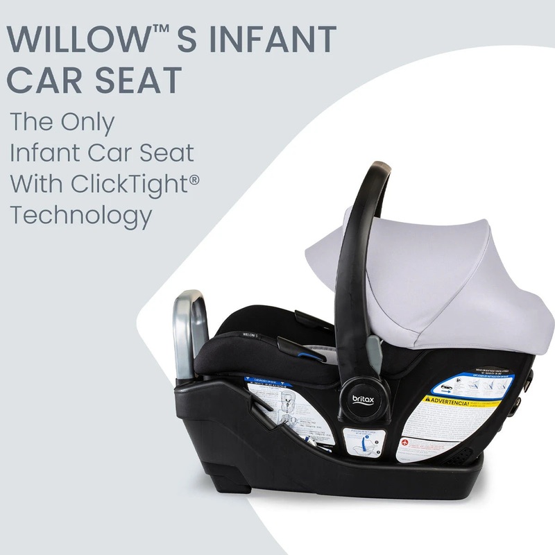 Britax | Willow S Car Seat with Alpine Base Glacier Onyx