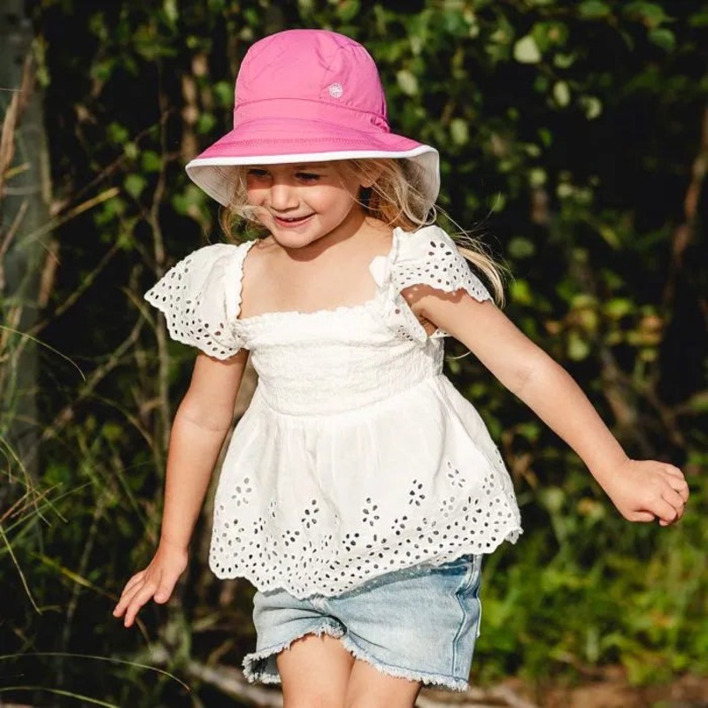 Calikids | Adjustable Sun Hat 0-6m Blush