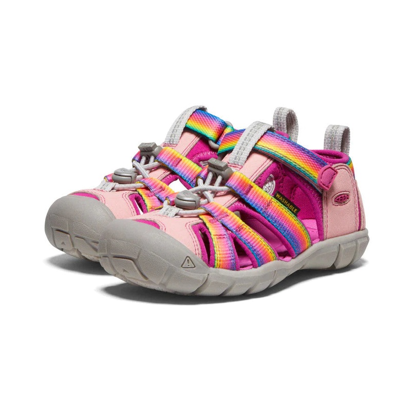 KEEN | Rainbow & Festival Fuschia Little Kids’ Seacamp II CNX 10 Rainbow & Festival Fuschia
