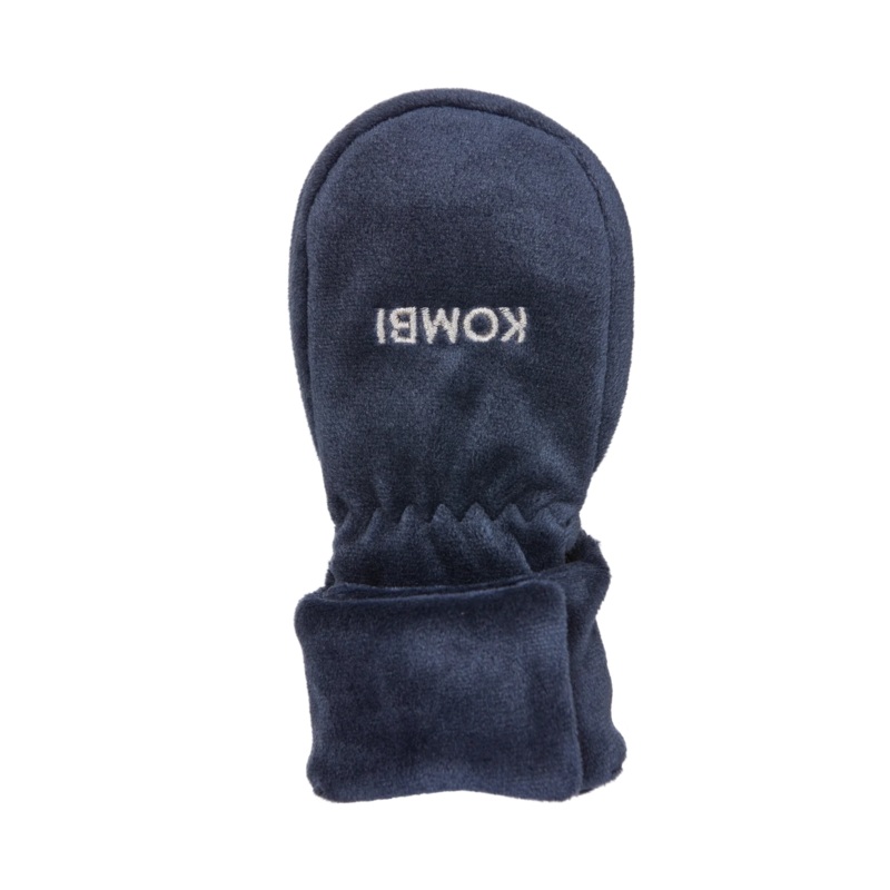 Kombi | Fuzzy Paw Infant Mittens XXS Dark Navy