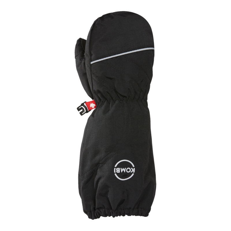 Kombi | Mini Blizzard Zipped Children’s Mittens S Black