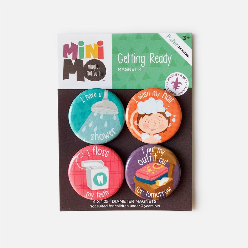 Minimo | Getting Ready Magnet Pack 4pk Getting Ready