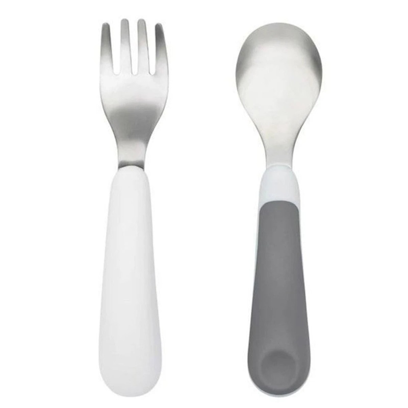 OXO Tot | Fork & Spoon Set Blossom