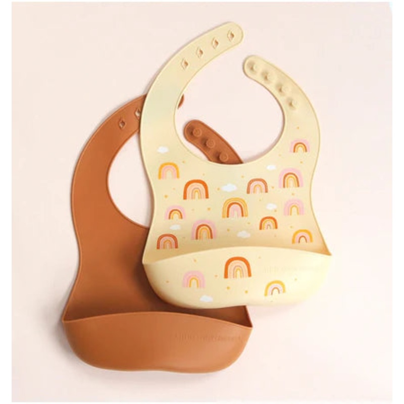 A Little Lovely Company | Silicone Bibs Rainbows