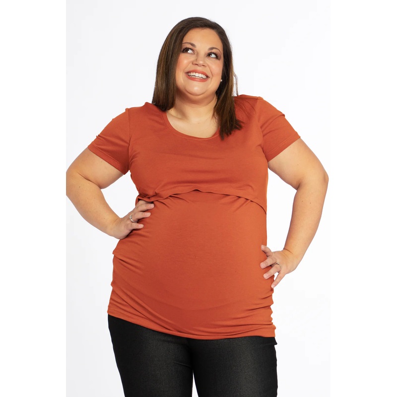 Atelier Veronique B | Celia Nursing Tee S Clay